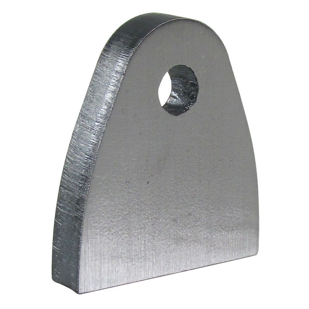 Weld-On 3/8-16 Threaded Mounting Tabs, 1/4" Thick Steel - Made In USA (Quantity 2) 2 thumbnail image