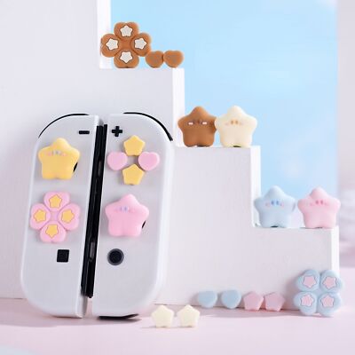 Star Baby D-pad Cross Button ABXY Key Sticker for Nintendo Switch / Switch OLED