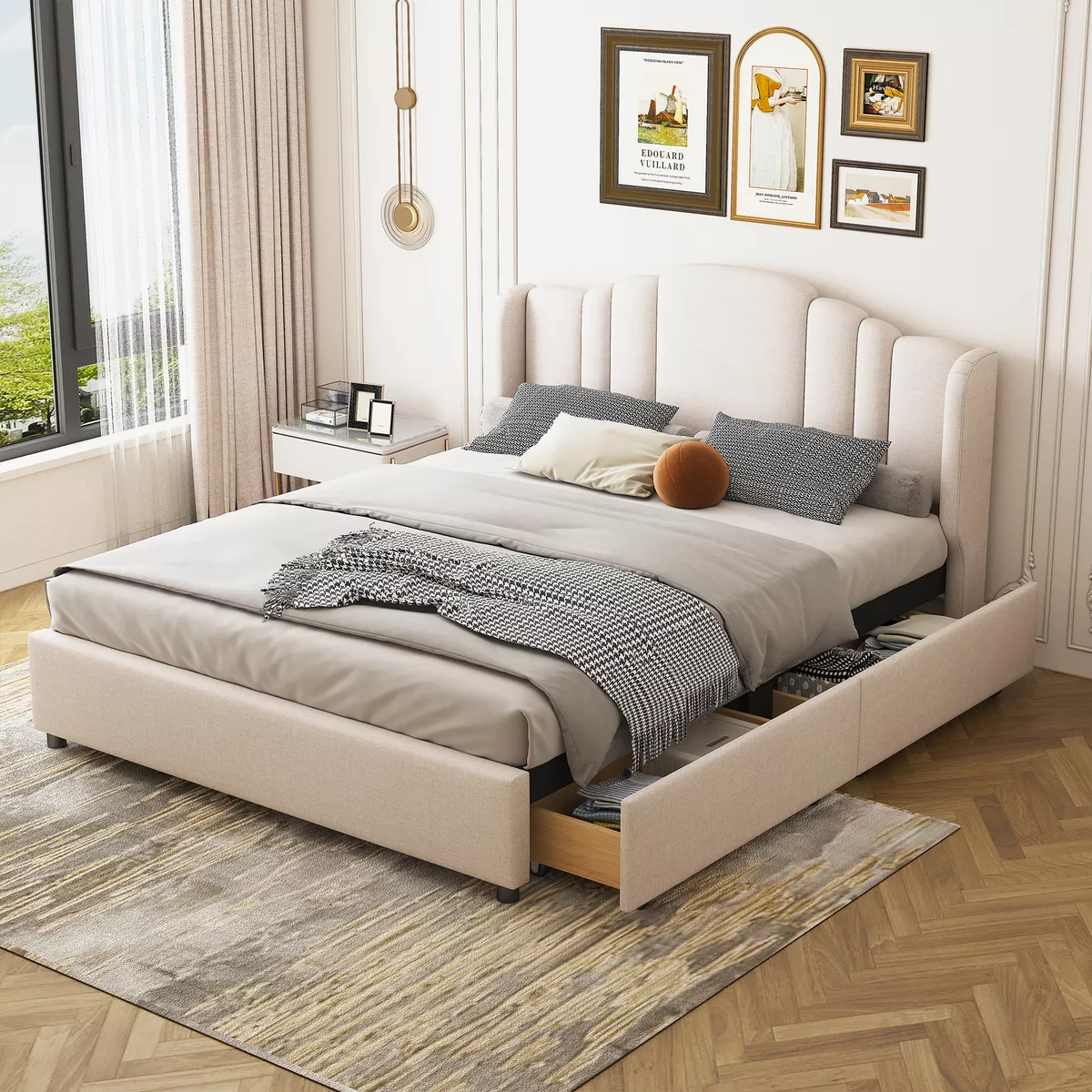 Platform bed queen near sales me