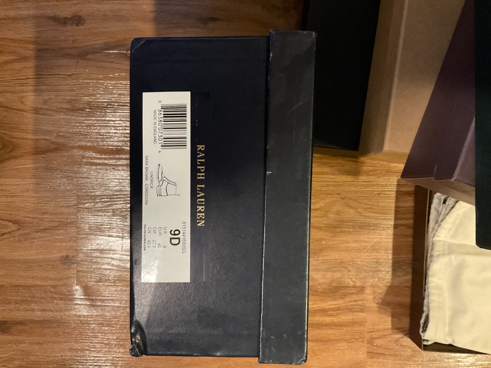 Crockett & Jones Shell Cordovan Lindrick Boots Size 9D Gem