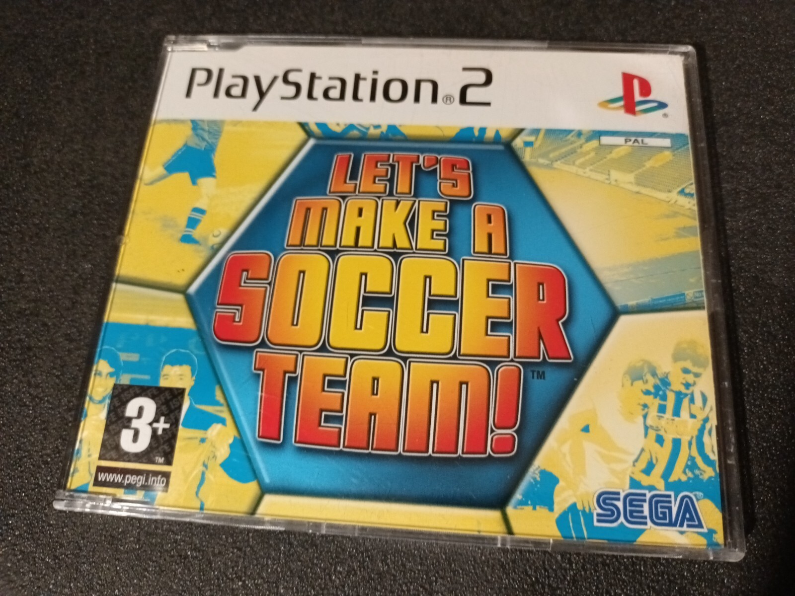 PS2 Playstation 2 PAL let's make a soccer team promo press presse 