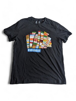 Radiohead t shirt ebay 2025