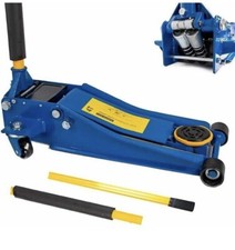 Cric Auto Sollevatore idraulico Crick Professionale 4t Ribassato Doppio Pistone