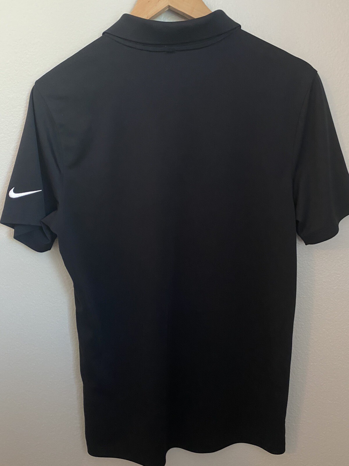 Nike Golf Dri Fit Disney Parks Mens Size S Black Mickey Logo Polo Shirt