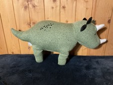 Pillowfort Target Green Dinosaur Dino Plush Stuffed Animal Pillow Knit Toy 21"