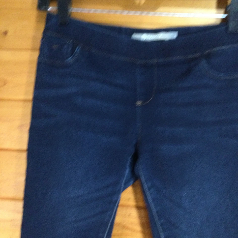 Pantalones de mezclilla Tractor elásticos azules talla 12 para niña Foto 3 de 4