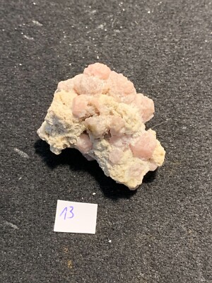 Granat, Var. Grossular rosa, Sierra de Cruces, Mexiko