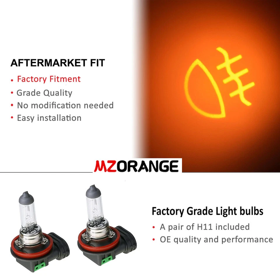 Lâmpadas de farol de neblina para parachoque dianteiro para Acura RDX 10-18 PARES de substituição 33900-T0A-A01 - Imagem 4 de 4