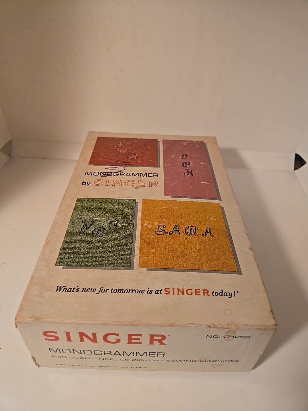 Vintage Singer Monogrammer 171256,New,Never Used,Slant-needle,Zig Zag Machines