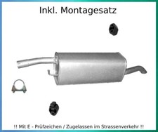 Endschalldämpfer für Ford Fusion 1.4 TDCI Auspuff Endtopf Montagesatz