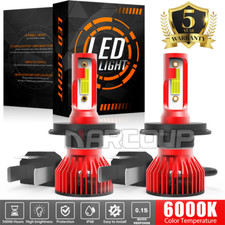 For Toyota Corolla 1998-2000 2X H4 9003 Front LED Headlight Bulbs High Low Beam