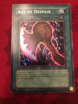 Axe of Despair MRL-002 | Magic Ruler | 1ST EDITION | Ultra Rare *Binder Kept*