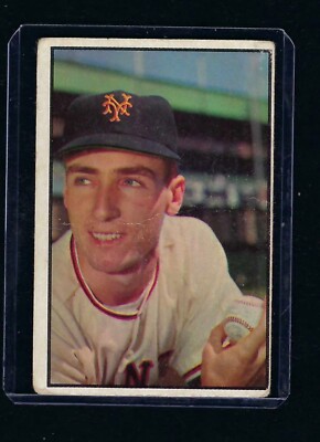 1953 Bowman Baseball #126 Al Corwin, New York Giants, High Number, Good (MK)!