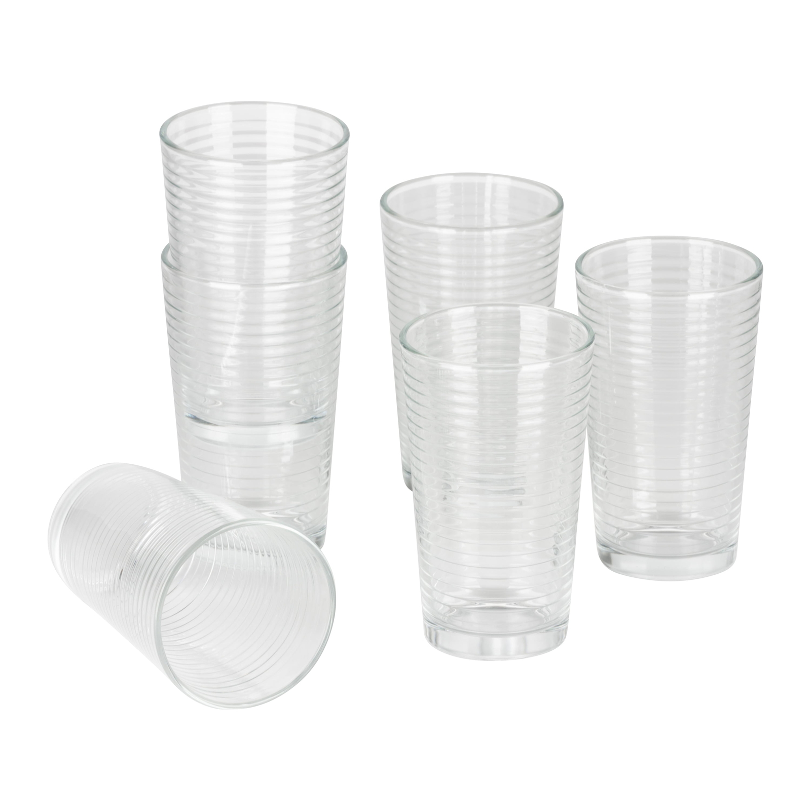 White Round 62-Piece Stoneware Dinnerware Set, Service for 6 Dinner Service Sets