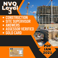 NVQ Livello 3 Supervisore Cantiere Risposte Assessore Verificato