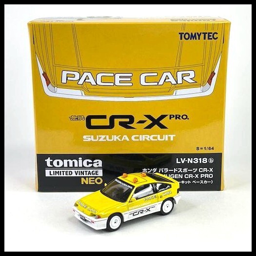 Tomica Limited Vintage LV-N318b Honda BALLADE CR-X MOUGEN PRO Pace