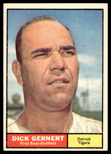 Dick Gernert #284 1961 Topps card
