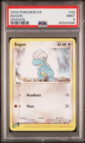 Bagon graded PSA 9 for sale on eBay