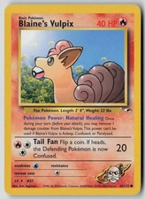 Blaine's Vulpix 65/132 Common Gym Heroes Pokemon Unlimited LP on eBay
