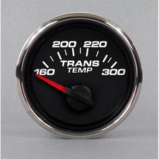 New Vintage Usa 01195-91 Performance 2-116 Trans Temp Gauge Blk