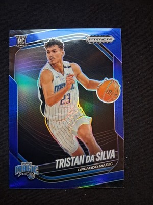 2024-25 PRIZM BLACK - Tristan Da Silva - ROOKIE BLUE #'d /199 - Orlando Magic