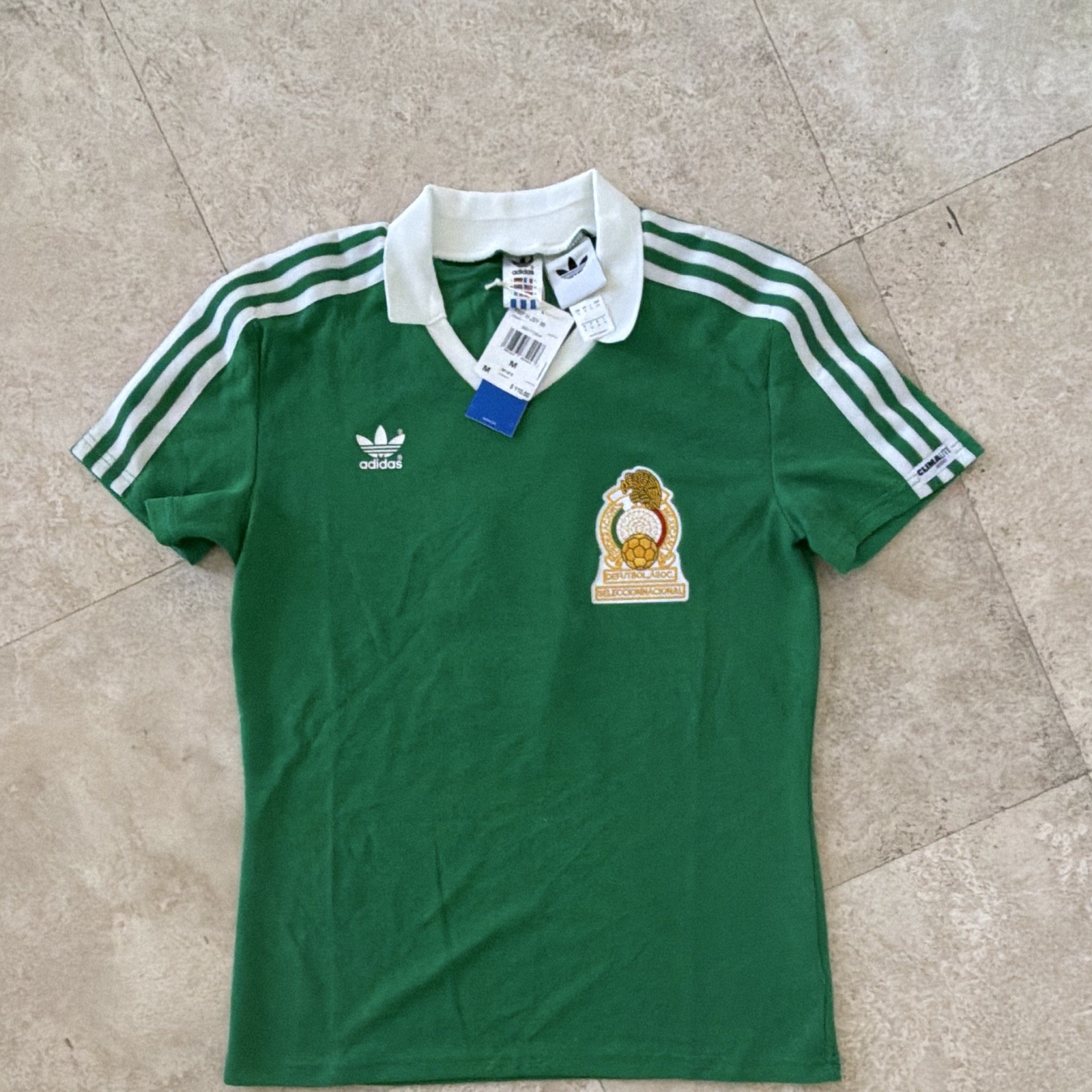 adidas Mexico National Team 1986 Home Jersey Size Men’s Small