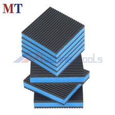 4"x4"x7/8" Anti Vibration Pads 8 Set Ribbed Rubber Construction