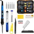 Soldering Iron Kit, High Power 100W Soldering Iron Fast Heating, Circuit Board 1