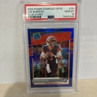 2020 Optic Joe Burrow Rated Rookie (RC) Blue Hyper Prizm PSA 10 GEM MT 💎