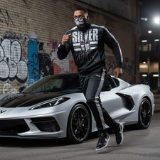  All Season Face Coverings  SILVER AND BLACK 