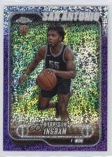 2024-25 Topps Chrome Purple Speckle Refractor /299 Harrison Ingram #179 00gy