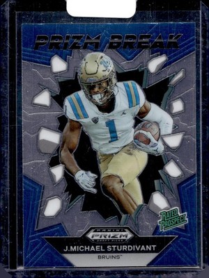 2024 Panini Prizm Draft Picks #PB-JMS J. Michael Sturdivant Prizm Break