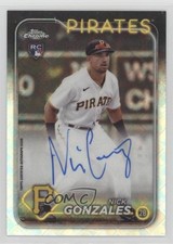 2024 Topps Chrome Logofractor Edition MLB Refractor Nick Gonzales Auto 1e8e