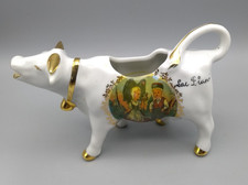 Porzellan Sahnekuh /Milchk&auml;nnchen Souvenir, Porcelaine de France, Frankreich
