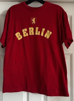Jerzees Vintage Y2K 90 s Berlin Cotton Cherry Streetcore Tee Unisex Size S
