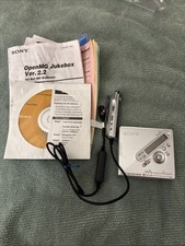 SONY MZ-NF810 NET MD WALKMAN Silver With Mic Not Tested