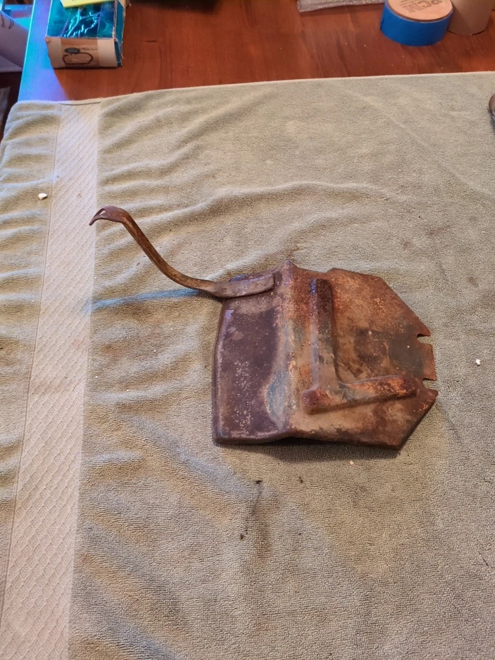 1965-3/68 FORD 3000 Blue Diesel Tractor starter shield.  - Image 2 of 3