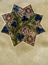 Octagonal Ceramic Decorative Plate Majolica Style (1) READ