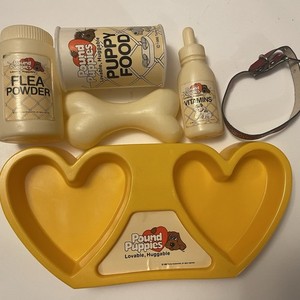 Original Pound Puppies Accessories Lot