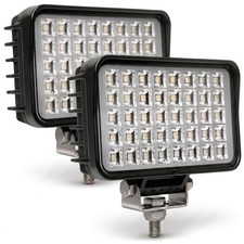 6 80w Led Flood Work Light 12v24v Truck Tractor Off Road Aluminum Housing