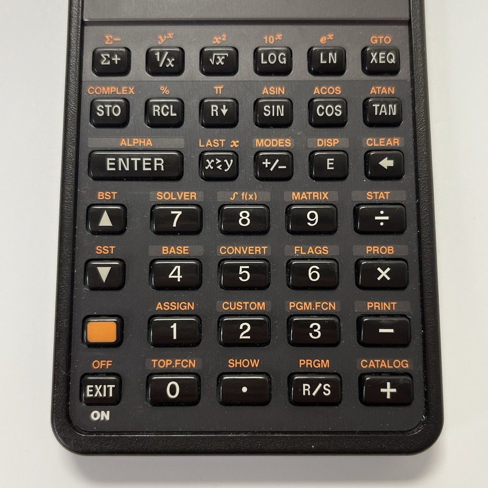 Vintage Hewlett Packard HP 42S RPN Scientific . bon état.+ Etui d