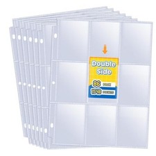 Fabmaker - 1548 bolsillos de doble cara para tarjetas intercambiables, 86 Pack