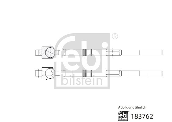 1X Febi Bilstein 183762 Axialgelenk Spurstange FüR Toyota-image