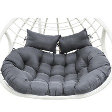 Double Egg Chair Cushion Replacement 59x43in -Thickened Waterproof Removable ...