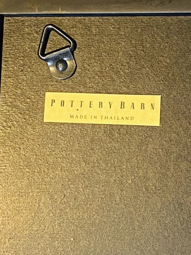 Pottery Barn Black Gallery Picture Frame Holds 3 Photos 4x6” With White Matte - Picture 5 of 11