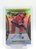 MARTIN NECAS 2022-23 UD TRILOGY GOLD AUTO #64 HURRICANES Q6786