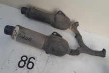 086 TERMINALE SCARICO MARMITTA COPPIA SUZUKI DR 650 RS RSE DEL 1990-1995