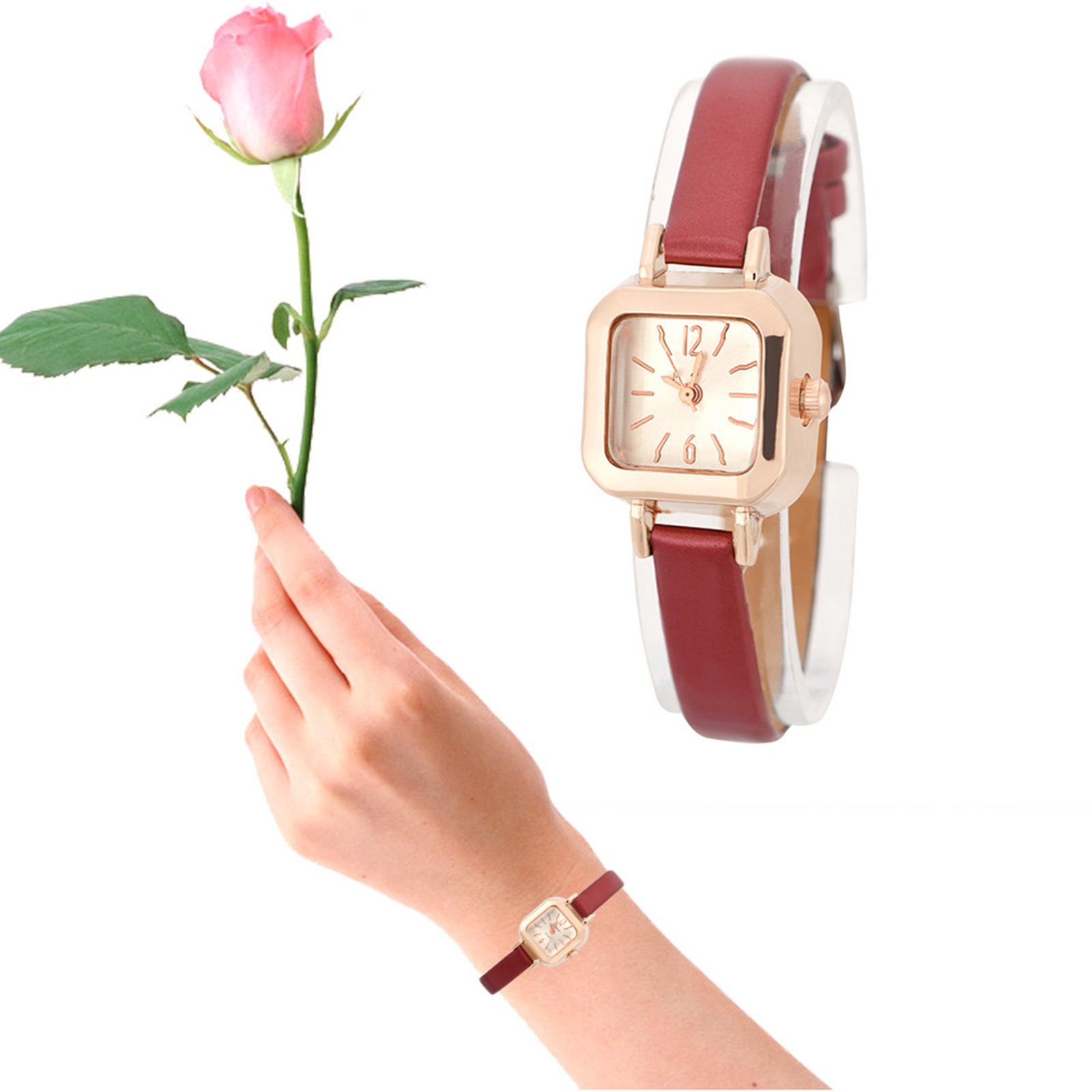 Stylish Quartz Watch With PU Strap For Fashion Lovers Recommended