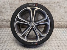 VAUXHALL GTC 2017 20" INCH ALLOY WHEEL WITH DAMAGED TYRE IS41 8.5J