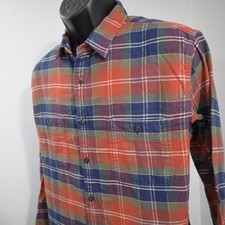 J.Crew Mercantile Flannel Shirt Plaid Long Sleeve Button Up Mens Size Large